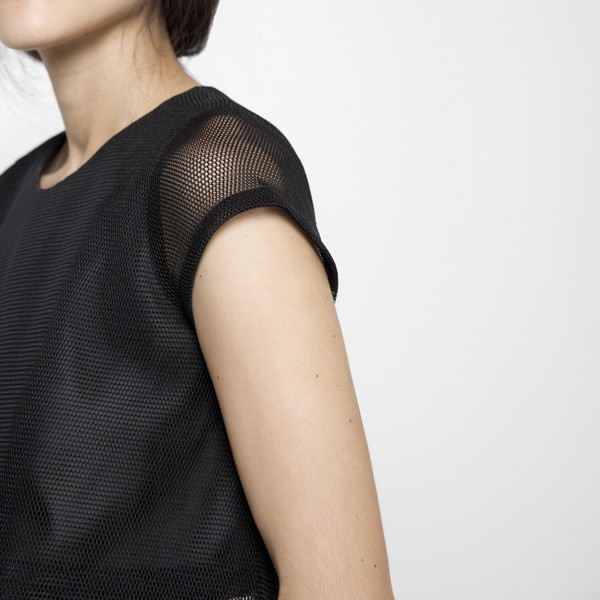 7115 by Szeki Fishnet Cropped Top FW15 7115 by Szeki Fishnet Cropped Top FW15