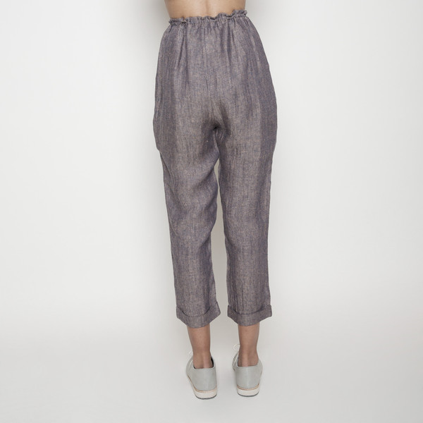 7115 by Szeki Linen Drawstring Pant R16- Blush 7115 by Szeki Linen Drawstring Pant R16- Blush
