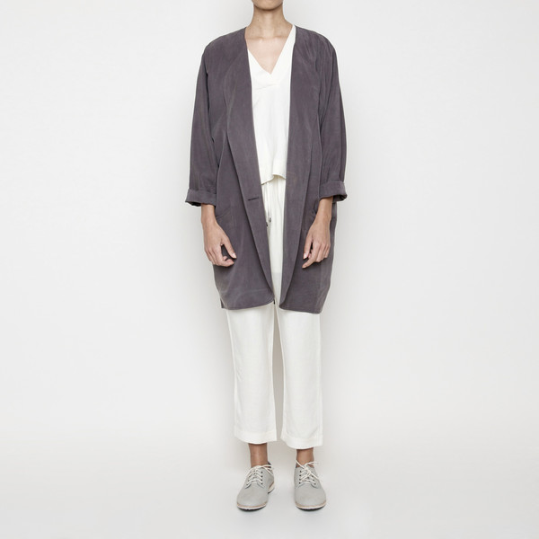 Spring Duster Coat- Brick Brown SS16 Spring Duster Coat- Brick Brown SS16