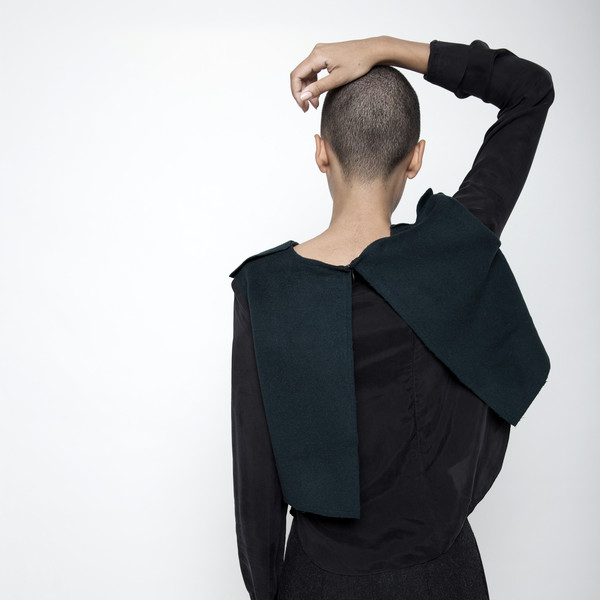 7115 by Szeki Wool Vest Long Sleeve Top 7115 by Szeki Wool Vest Long Sleeve Top
