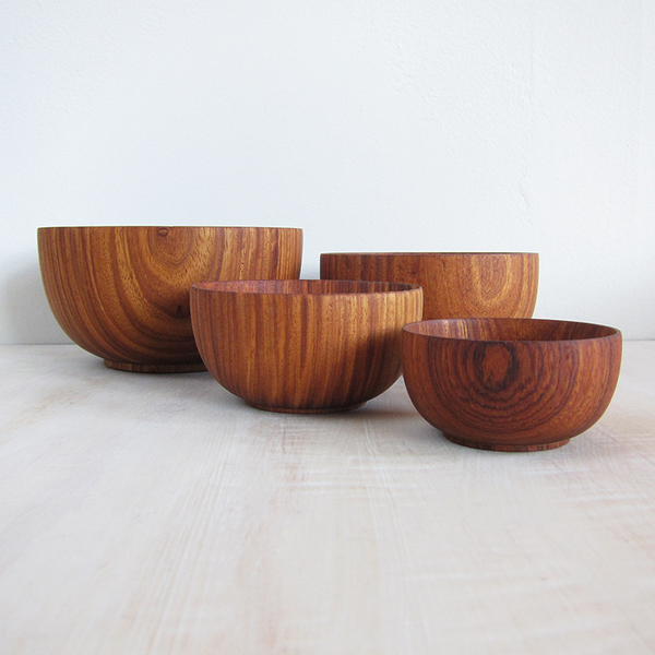 rosewood nesting bowls - set of 4 rosewood nesting bowls - set of 4