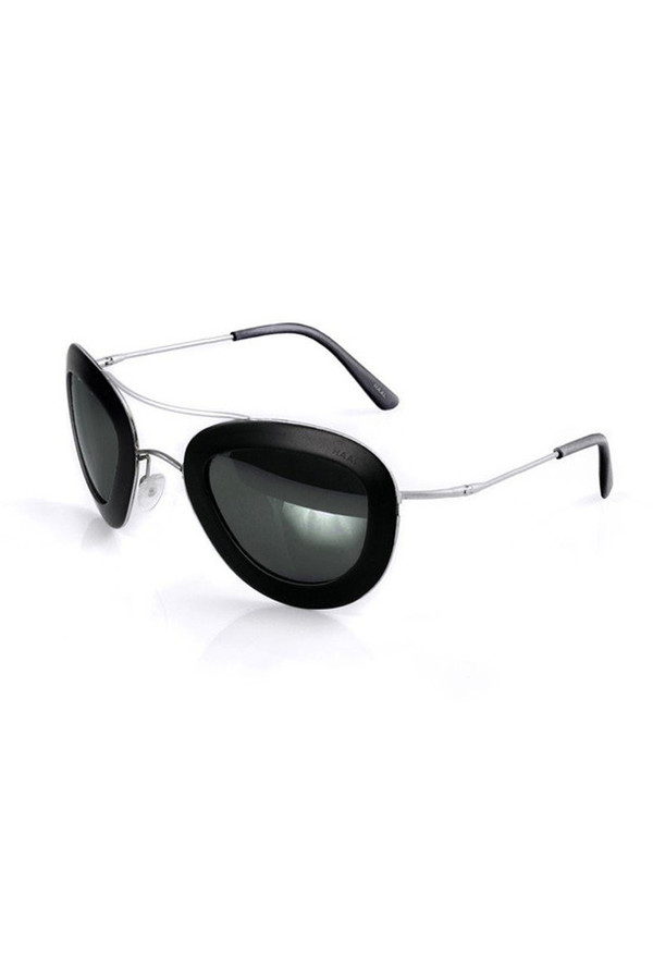 Unisex Haal Aluminum Erika Sunglasses - Black/Black Unisex Haal Aluminum Erika Sunglasses - Black/Black