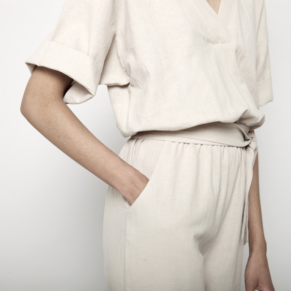 7115 by Szeki Mid-Sleeves Jumpsuit 7115 by Szeki Mid-Sleeves Jumpsuit