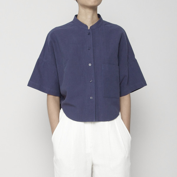 7115 by Szeki Pocket Cropped Shirt 7115 by Szeki Pocket Cropped Shirt