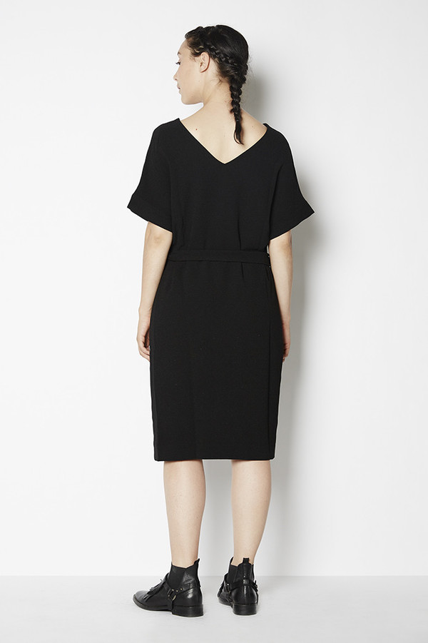 Achro Belted Front Slit Dress Achro Belted Front Slit Dress