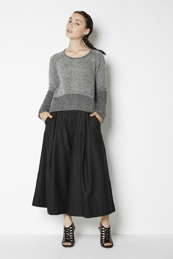 7115 by Szeki Reversible Cropped Sweater 7115 by Szeki Reversible Cropped Sweater
