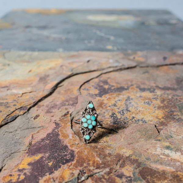 Turquoise Eye Ring Turquoise Eye Ring
