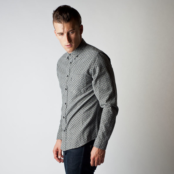 Men's Wolf & Man Le Blanc 2 Shirt Men's Wolf & Man Le Blanc 2 Shirt