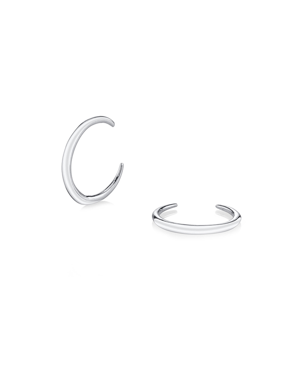 Gabriela Artigas Mini Rising Tusk Earrings in 14K White Gold Gabriela Artigas Mini Rising Tusk Earrings in 14K White Gold