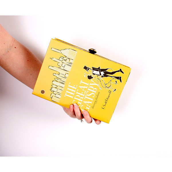 Chick Lit Designs Great Gatsby Book Clutch Chick Lit Designs Great Gatsby Book Clutch