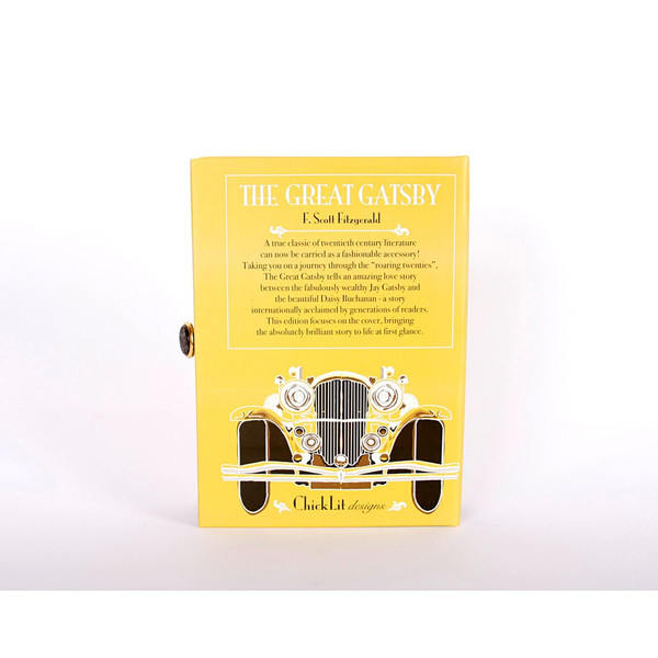 Chick Lit Designs Great Gatsby Book Clutch Chick Lit Designs Great Gatsby Book Clutch