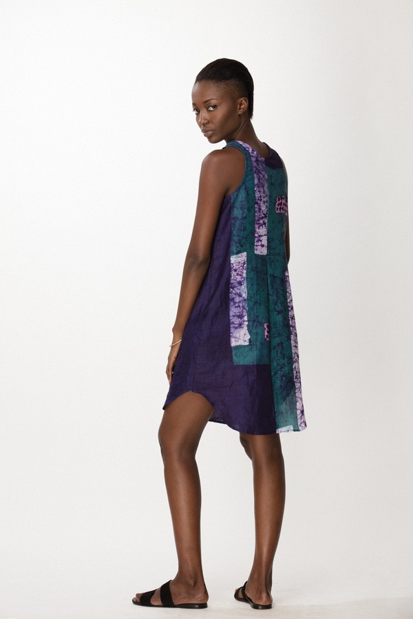 Osei-Duro Runa Dress in Navy Rubics Osei-Duro Runa Dress in Navy Rubics