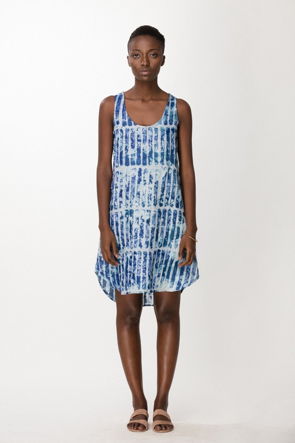Osei-Duro Runa Dress in Marine Chalk Osei-Duro Runa Dress in Marine Chalk