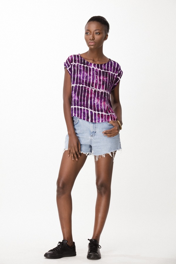Osei-Duro Maena Shell in Fuchsia Chalk Osei-Duro Maena Shell in Fuchsia Chalk
