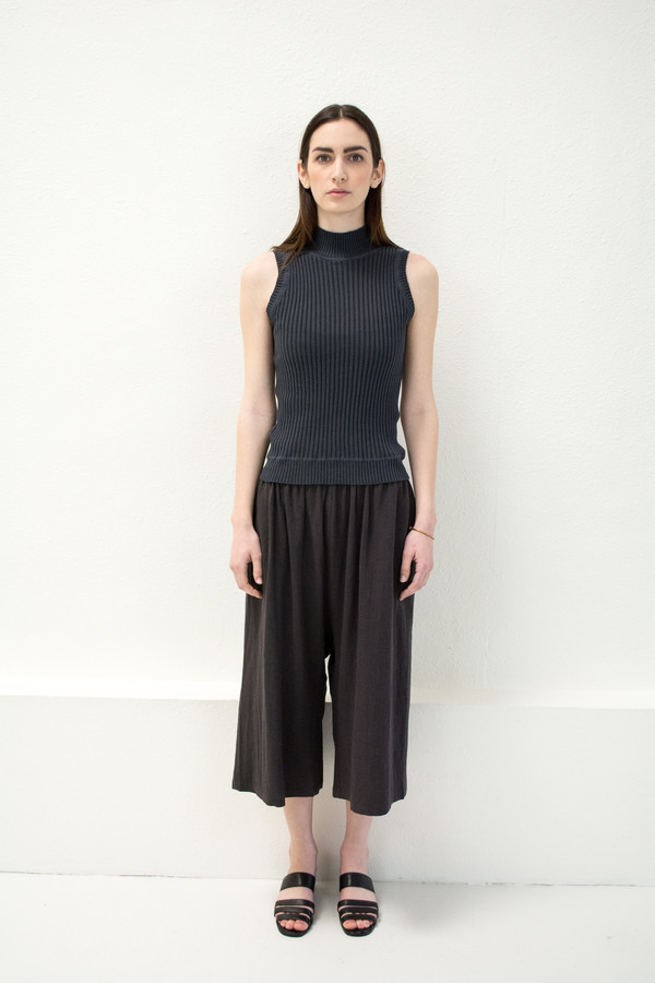 Micaela Greg Black Rib Tank Micaela Greg Black Rib Tank