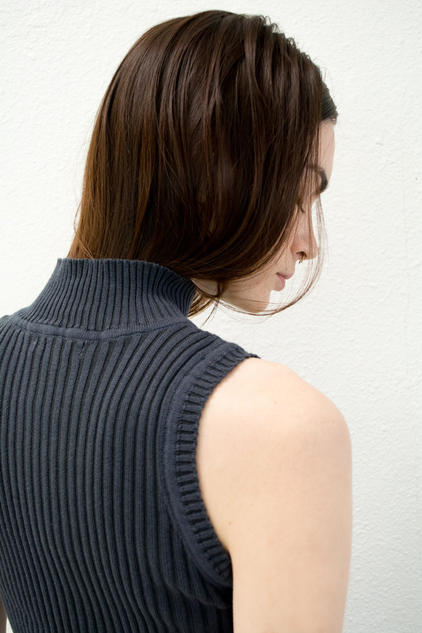 Micaela Greg Black Rib Tank Micaela Greg Black Rib Tank