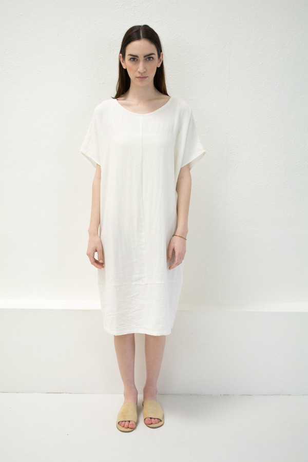 Micaela Greg White Keyhole Dress Micaela Greg White Keyhole Dress