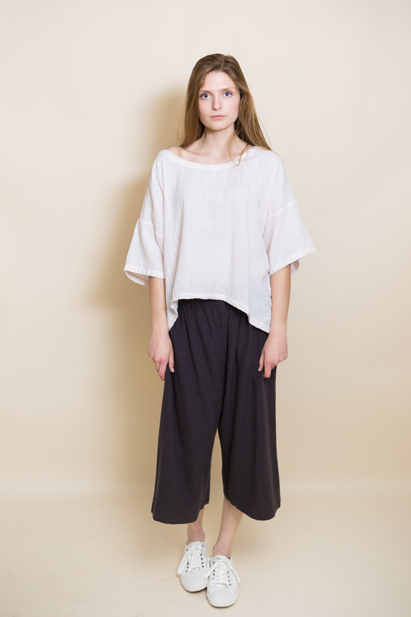 Micaela Greg Linen Culotte / Black Micaela Greg Linen Culotte / Black