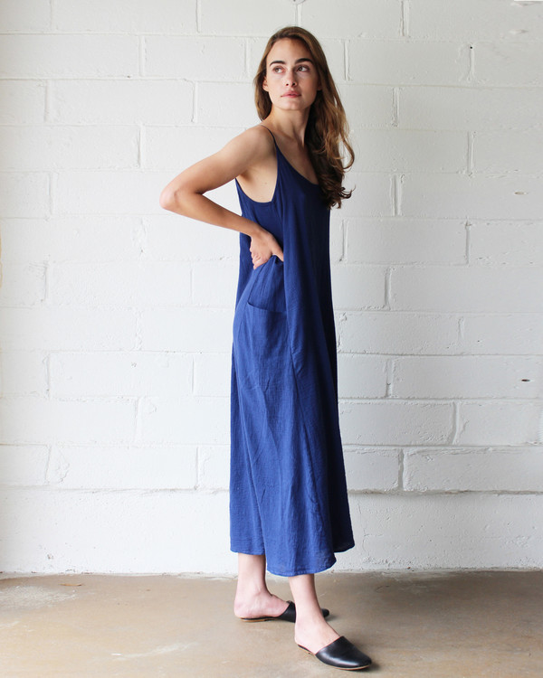 Esby LYLA SLIP DRESS - INDIGO Esby LYLA SLIP DRESS - INDIGO