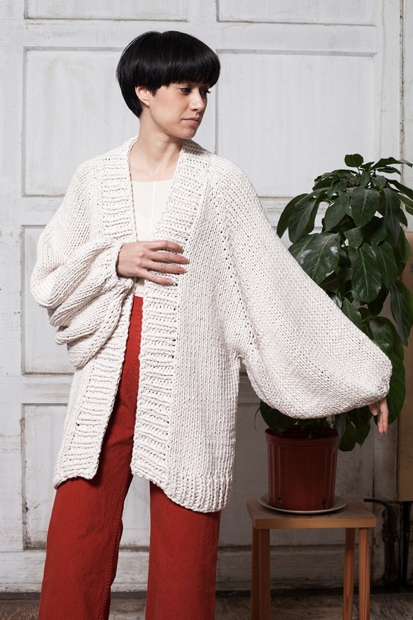 I Love Mr. Mittens Balloon Sleeve Cardigan - champagne I Love Mr. Mittens Balloon Sleeve Cardigan - champagne