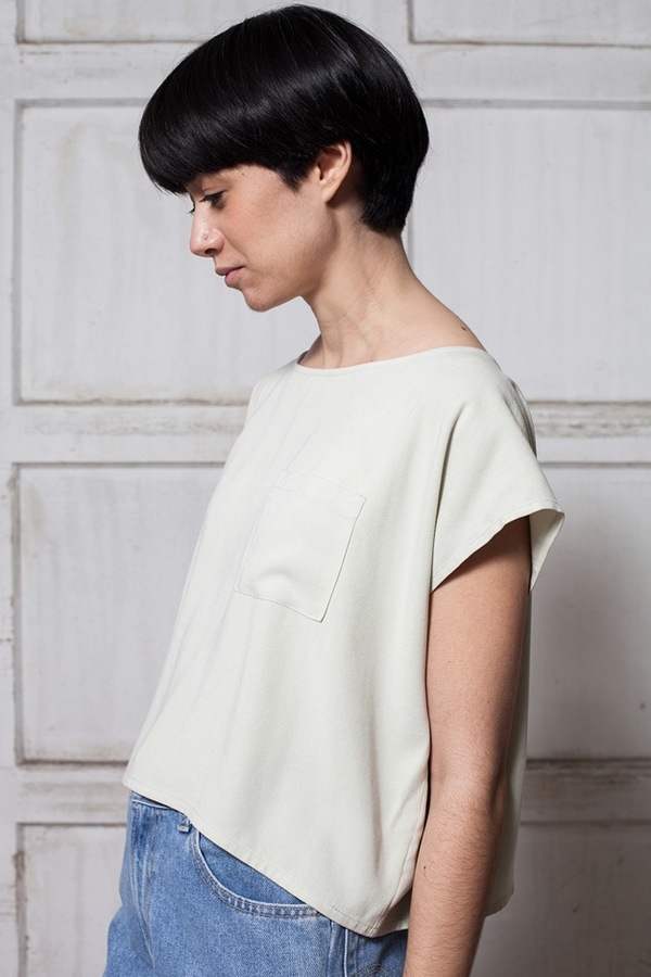 Jesse Kamm Block Top - seafoam Jesse Kamm Block Top - seafoam