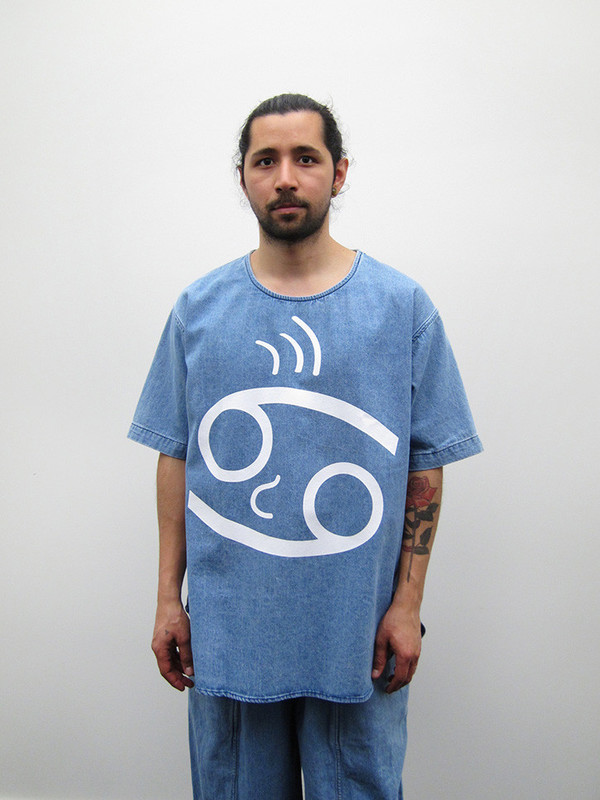 Unisex 69 Face Classic Tee, Medium Light Denim Unisex 69 Face Classic Tee, Medium Light Denim