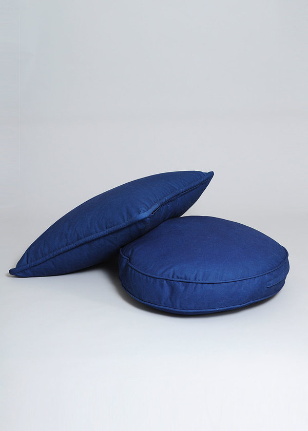 Conifer Square Indigo Floor Pillow Conifer Square Indigo Floor Pillow