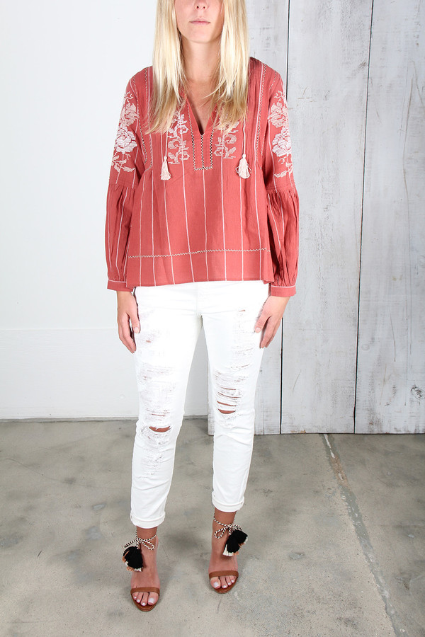 ULLA JOHNSON FLORA BLOUSE ULLA JOHNSON FLORA BLOUSE