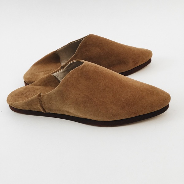 Carrie Forbes Babouche in Cognac Suede Carrie Forbes Babouche in Cognac Suede