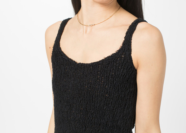 Organic by John Patrick Knit Tank Dress - Black Organic by John Patrick Knit Tank Dress - Black