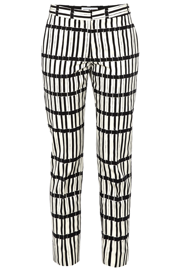 Apiece Apart Neo Slim Fit Grid Print Pants Apiece Apart Neo Slim Fit Grid Print Pants