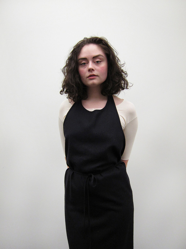 Baserange New Apron Dress, Black Baserange New Apron Dress, Black