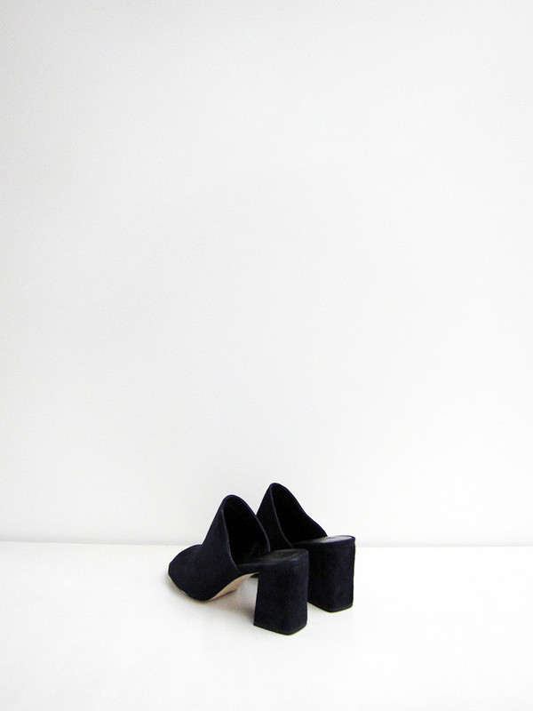 Maryam Nassir Zadeh Penelope Mule, Navy Suede Maryam Nassir Zadeh Penelope Mule, Navy Suede