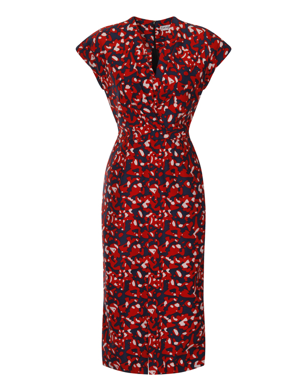 Apiece Apart Tilda Static Print Dress Apiece Apart Tilda Static Print Dress