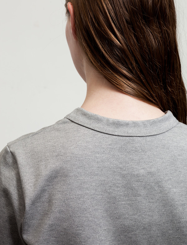Niuhans Heavyweight Cotton Pocket Tee Grey Niuhans Heavyweight Cotton Pocket Tee Grey