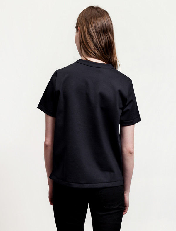 Niuhans Heavyweight Cotton Pocket Tee Navy Niuhans Heavyweight Cotton Pocket Tee Navy