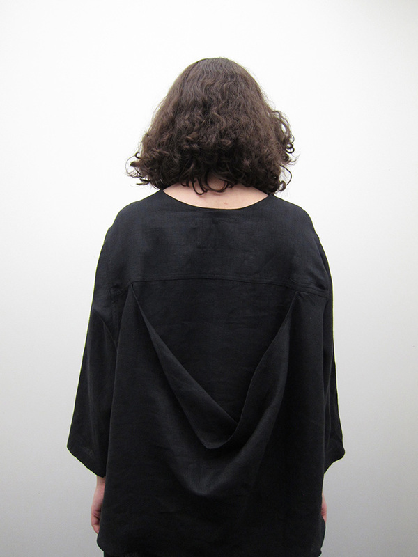 69 Whatever Dress, Black Linen 69 Whatever Dress, Black Linen