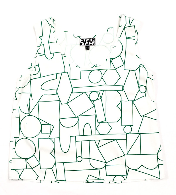 Dusen Dusen Blockhead Green Tank Dusen Dusen Blockhead Green Tank