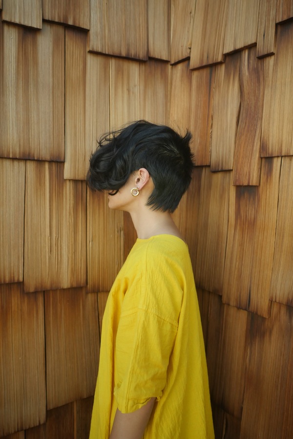 Jujumade gold ring earring Jujumade gold ring earring