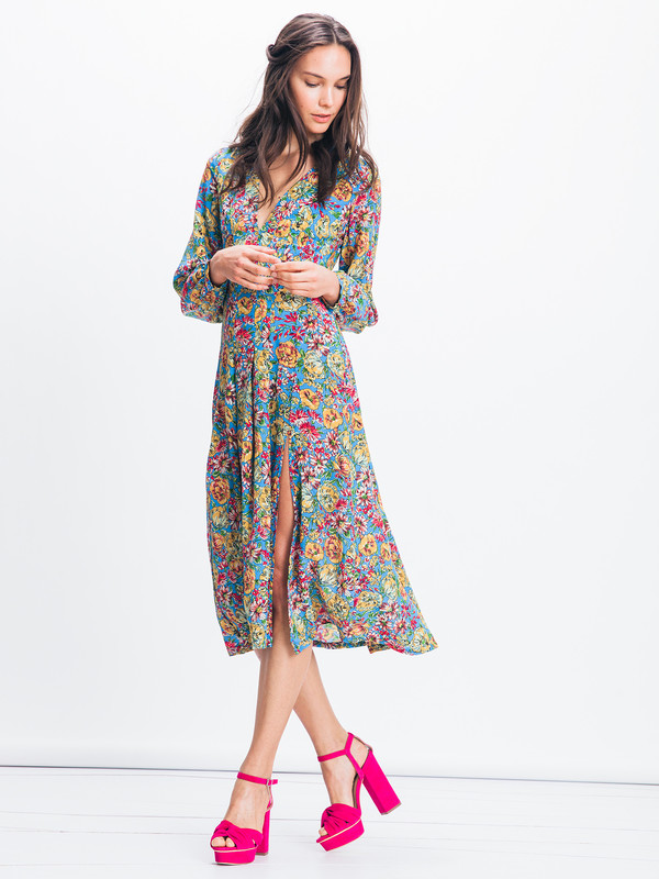 RIXO CAMELLIA DRESS RIXO CAMELLIA DRESS