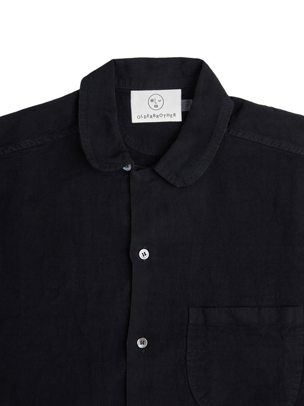 Olderbrother Geri Shirt - Black Indigo Olderbrother Geri Shirt - Black Indigo