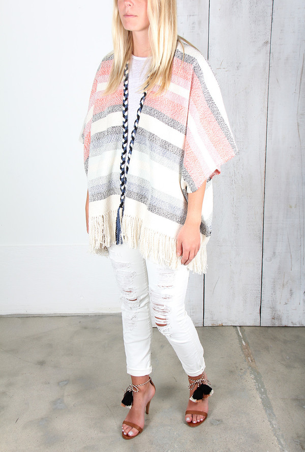 ULLA JOHNSON GEORGIA WRAP PONCHO ULLA JOHNSON GEORGIA WRAP PONCHO