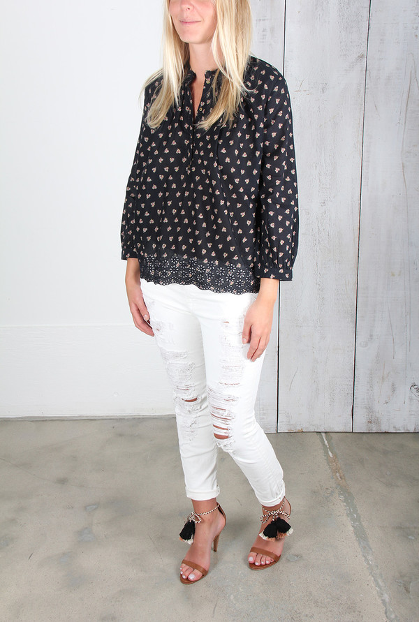 ULLA JOHNSON LOUISE BLOUSE ULLA JOHNSON LOUISE BLOUSE