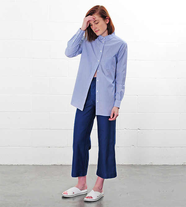Ganni Striped Favorite Cotton Shirt Ganni Striped Favorite Cotton Shirt