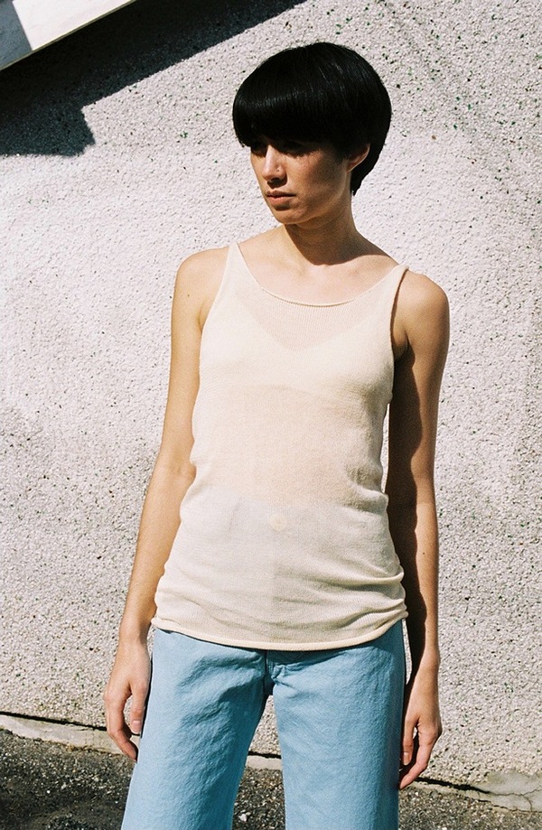 Lauren Manoogian Fine Tank - crudo Lauren Manoogian Fine Tank - crudo