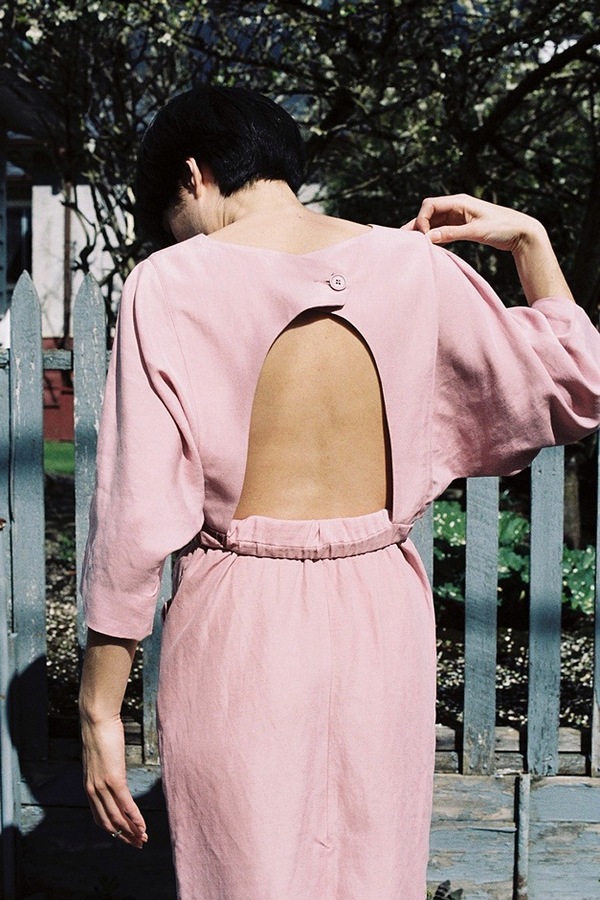 Horses Atelier Backless Dress - pink Horses Atelier Backless Dress - pink