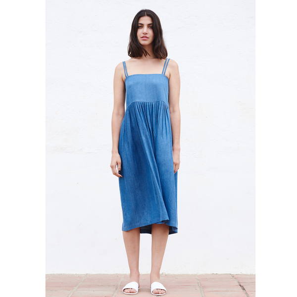 First Rite Sun Dress Denim First Rite Sun Dress Denim