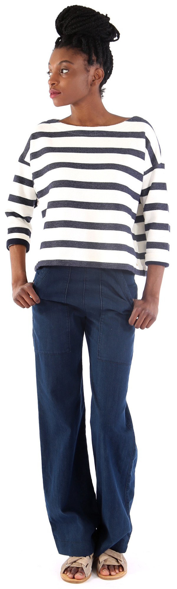 des petits hauts Sacham Stripe Pullover des petits hauts Sacham Stripe Pullover