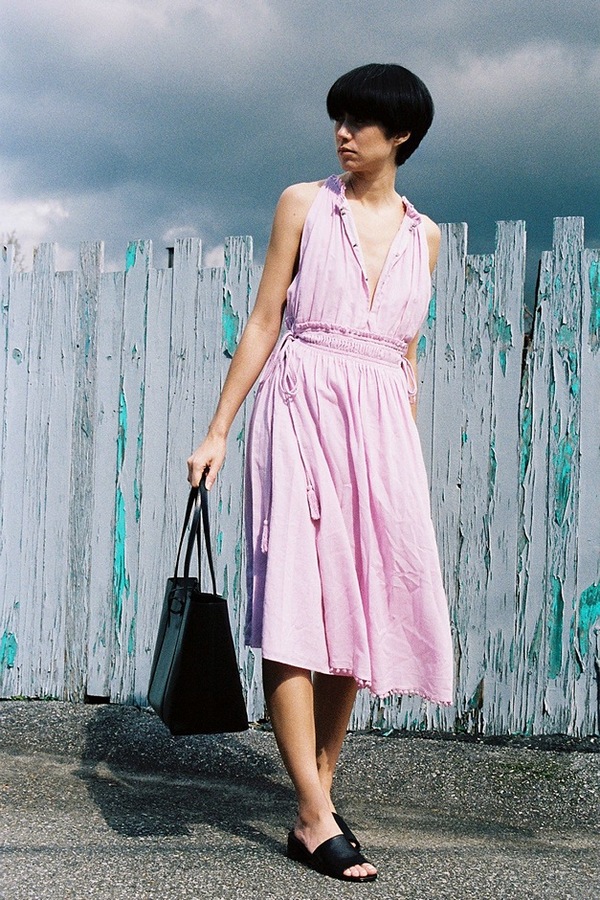 Apiece Apart La Rosa Dress - orchid Apiece Apart La Rosa Dress - orchid