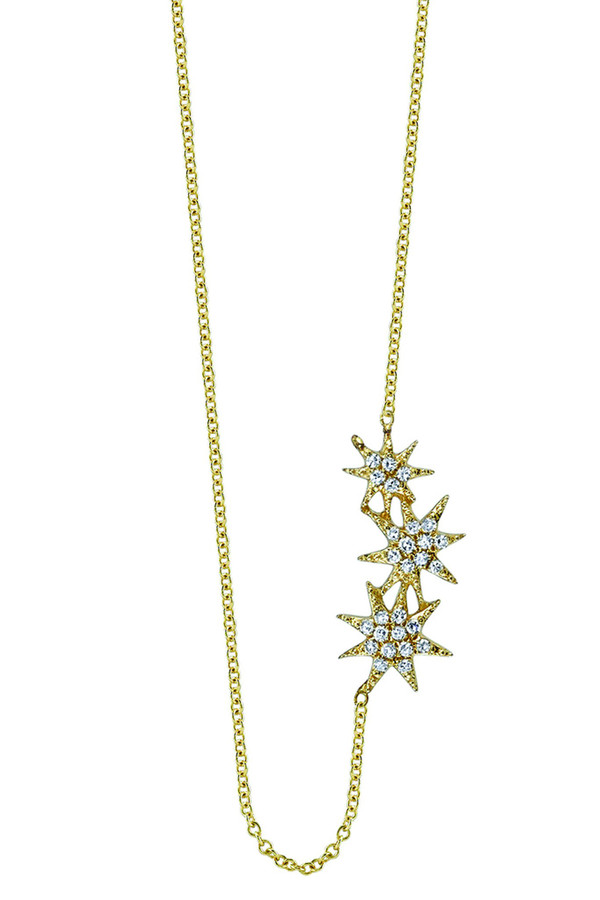 Gabriela Artigas & Company 14K Triple Shooting Star Necklace Gabriela Artigas & Company 14K Triple Shooting Star Necklace